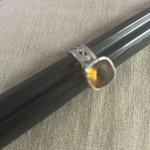 Brighton citrine  stone ring. Most Brighton rings are 925.